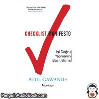 Sesli kitap Checklist Manifesto Atul Gawande indir dinle dijital ses dosyası kitap