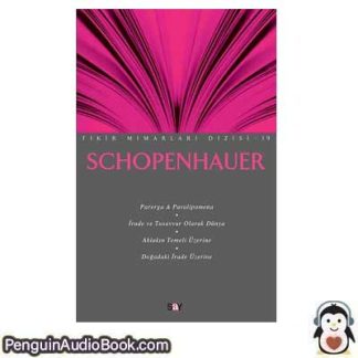 Sesli kitap Schopenhauer Ahmet Aydoğan indir dinle dijital ses dosyası kitap